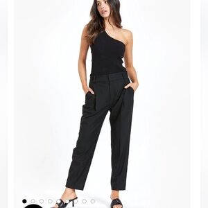 Anine Bing Black Trouser Pants